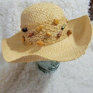 Women's Lefcourt Made in Italy Straw Summer Sun Hat